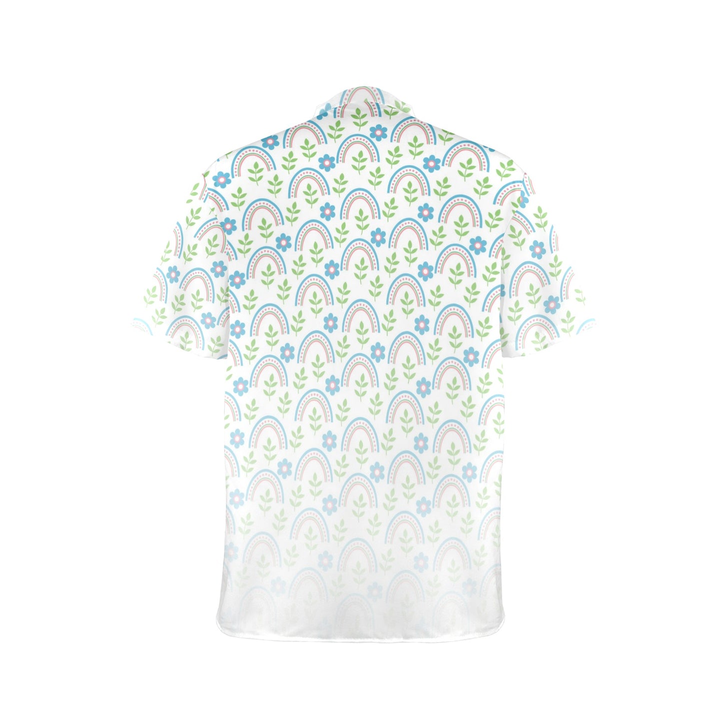 Spring Awakening Symbol Stand Up Collared Shirt