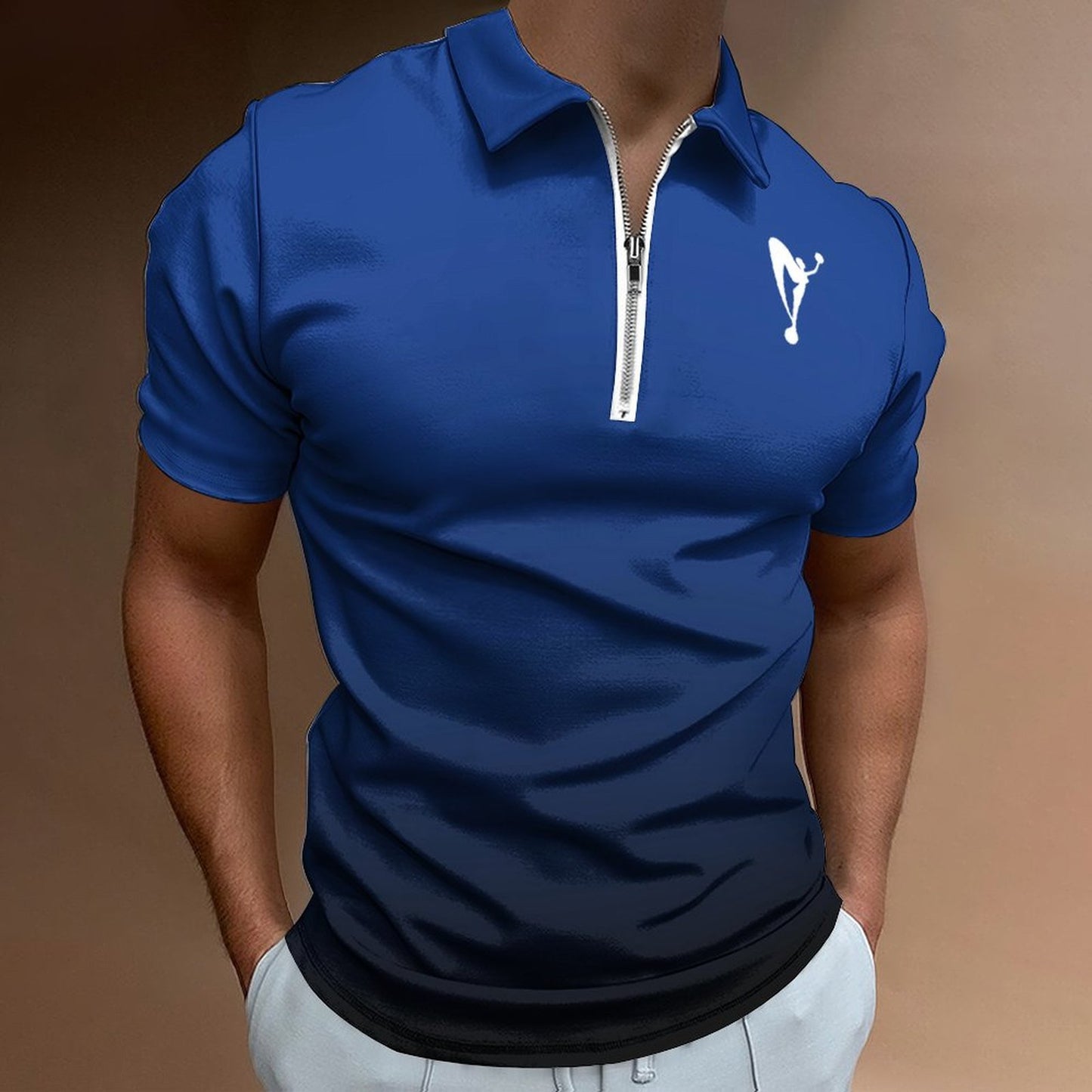 Promoters Zip Polo - Royal