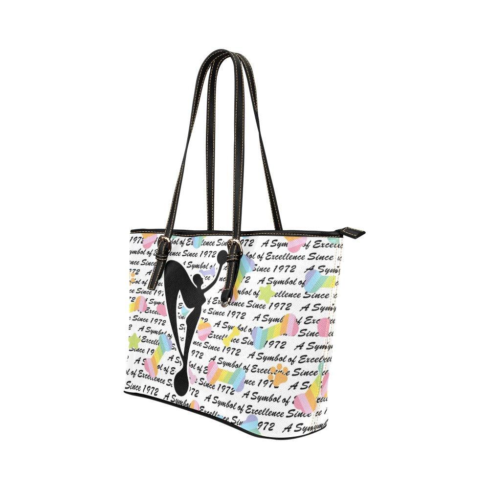 Puppy Pride 2025 Leather Tote Bag