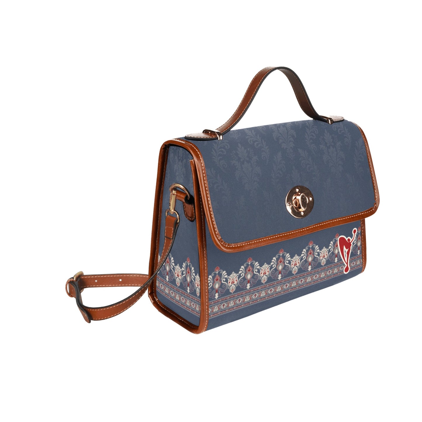 French Liberty Boston Canvas Bag