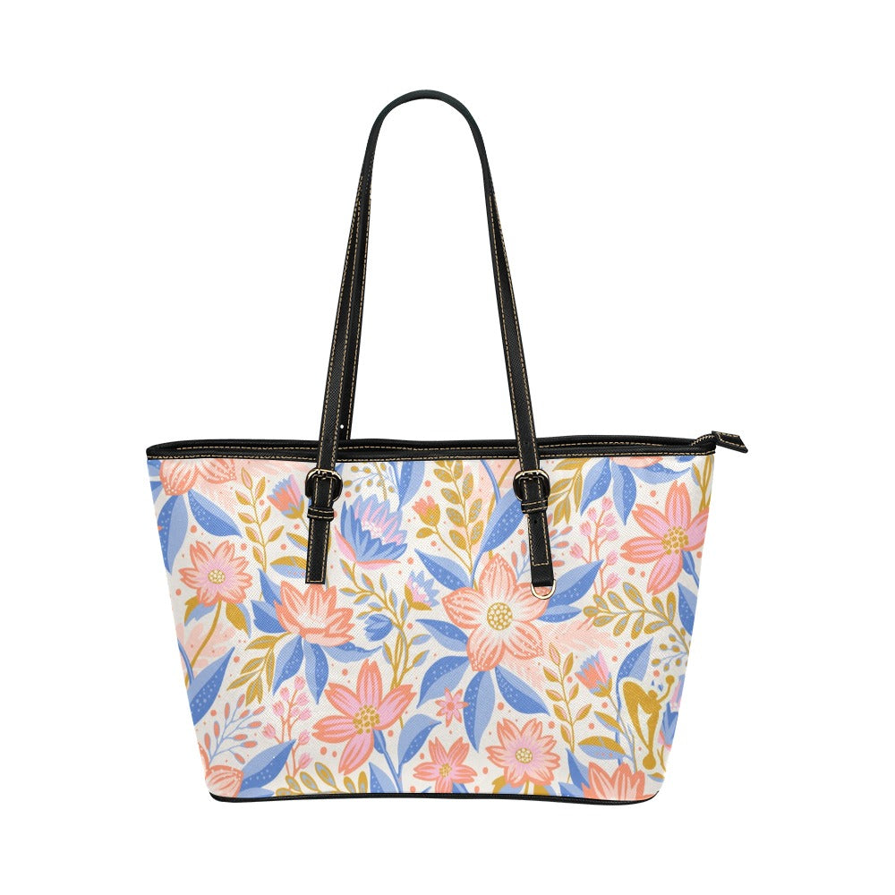 Femme Flowers 2025 Leather Tote Bag