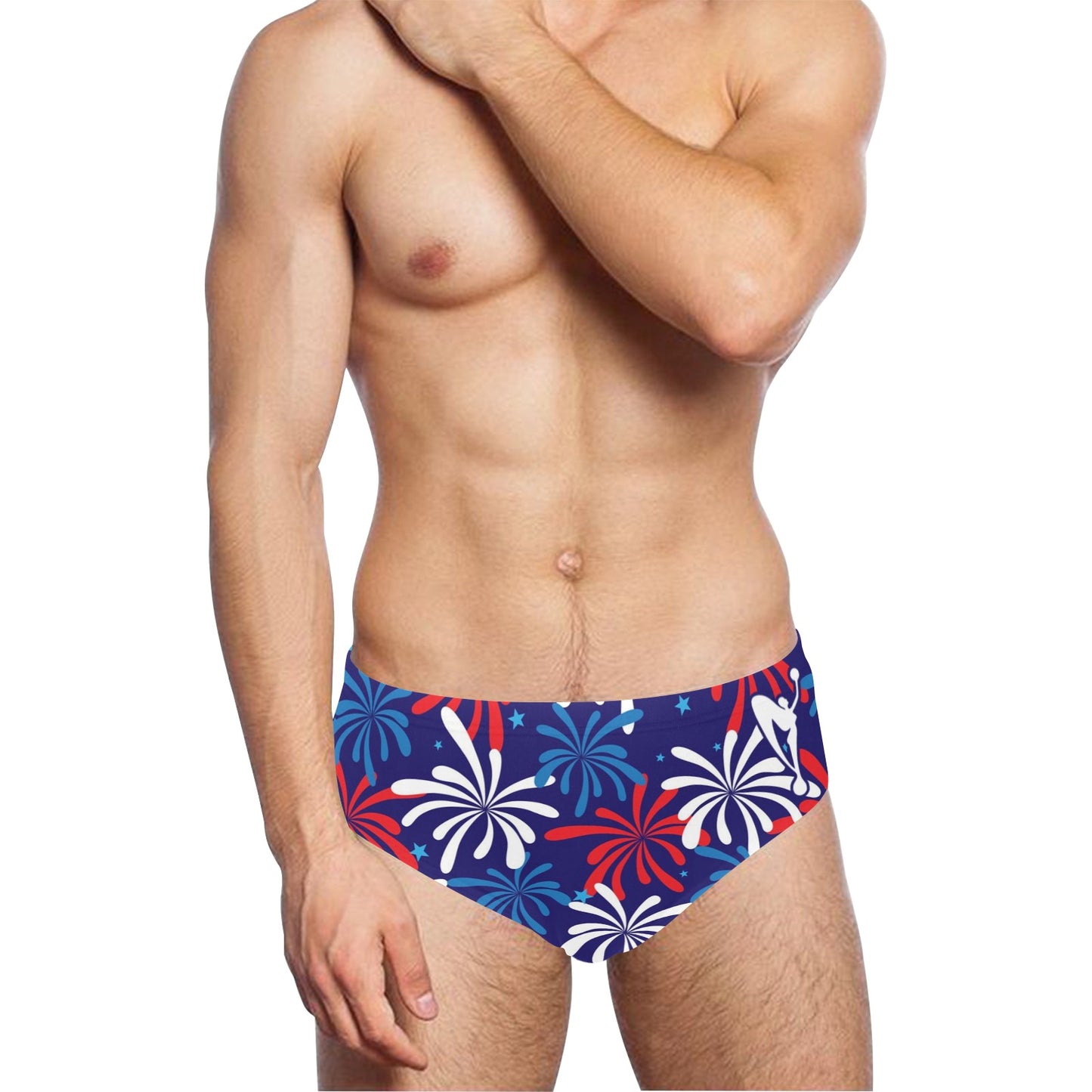 American Firework Men's Swimming Briefs