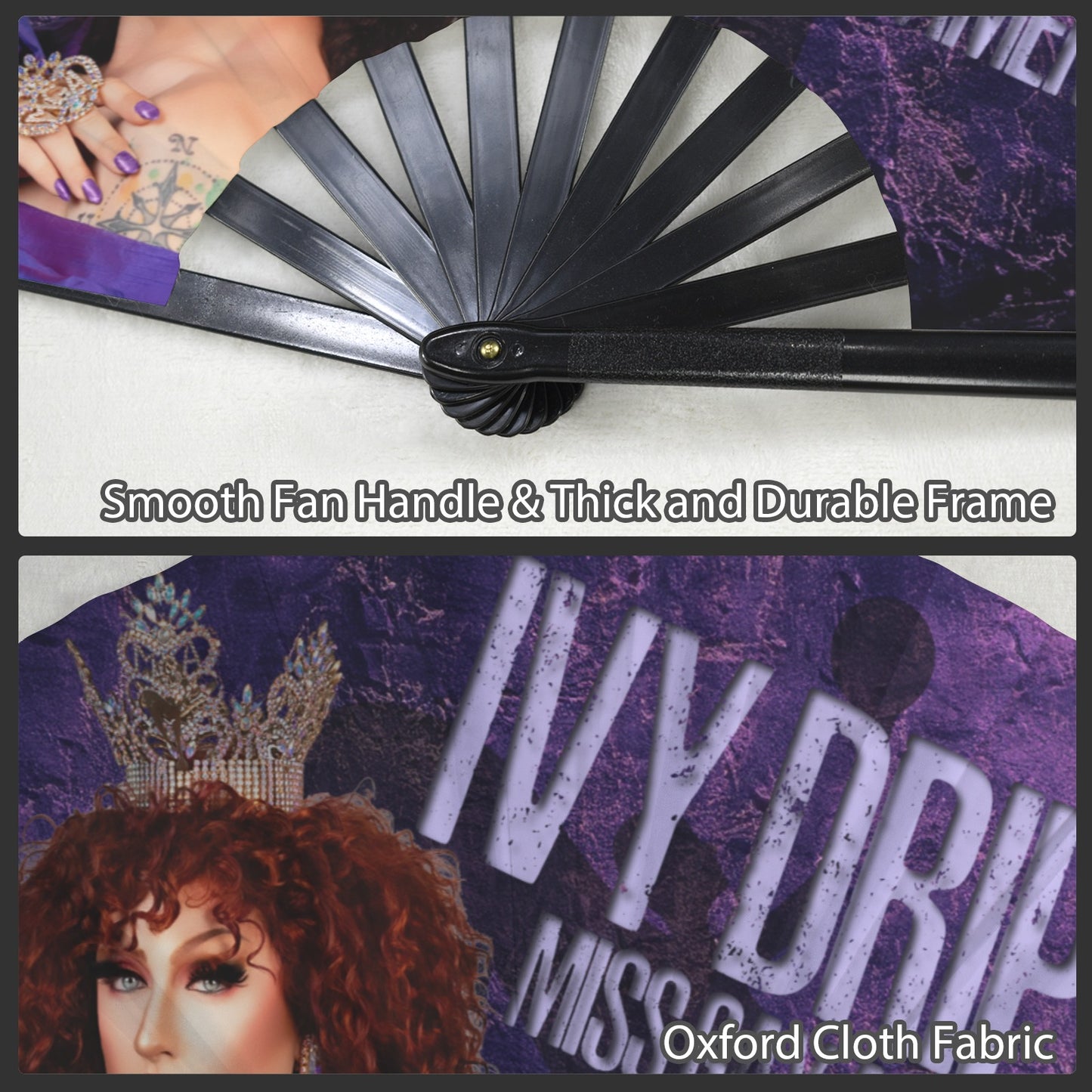 Ivy Dripp Royal Purple Clack Fan