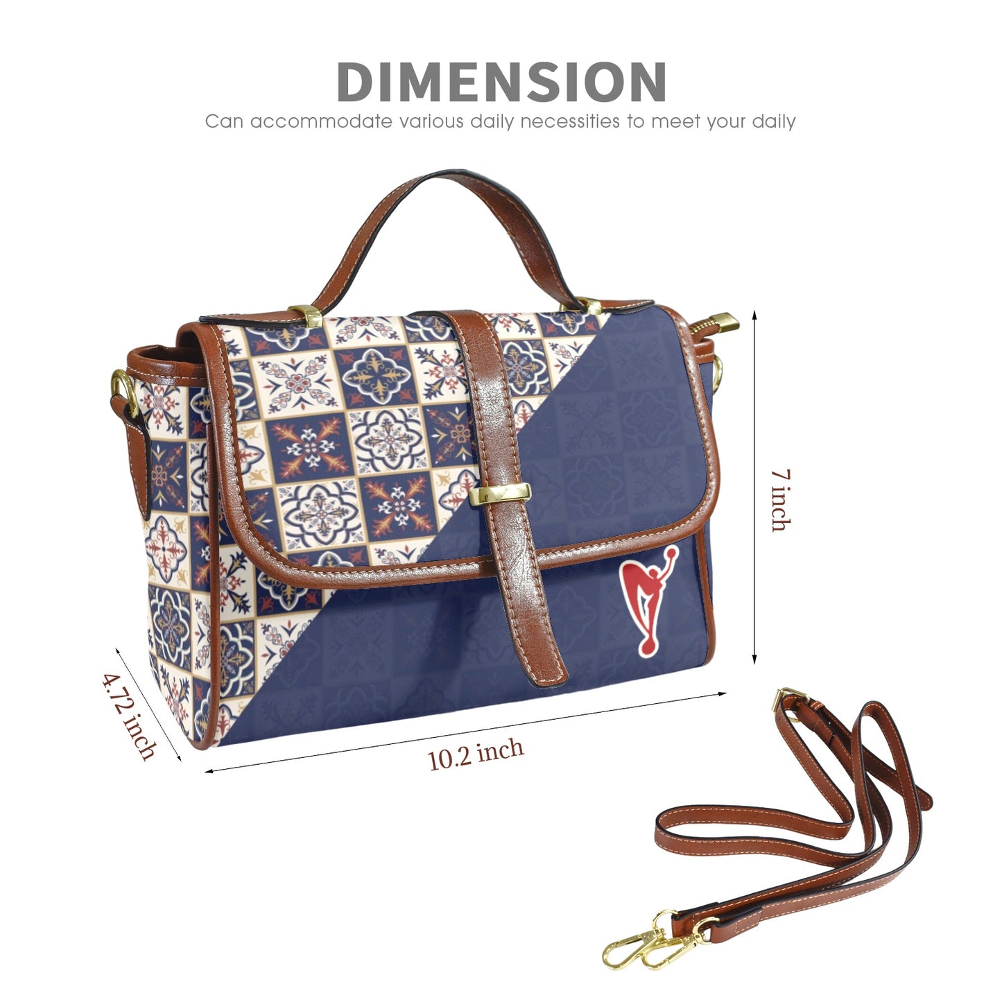 Riviera Symbol Shoulder Bag