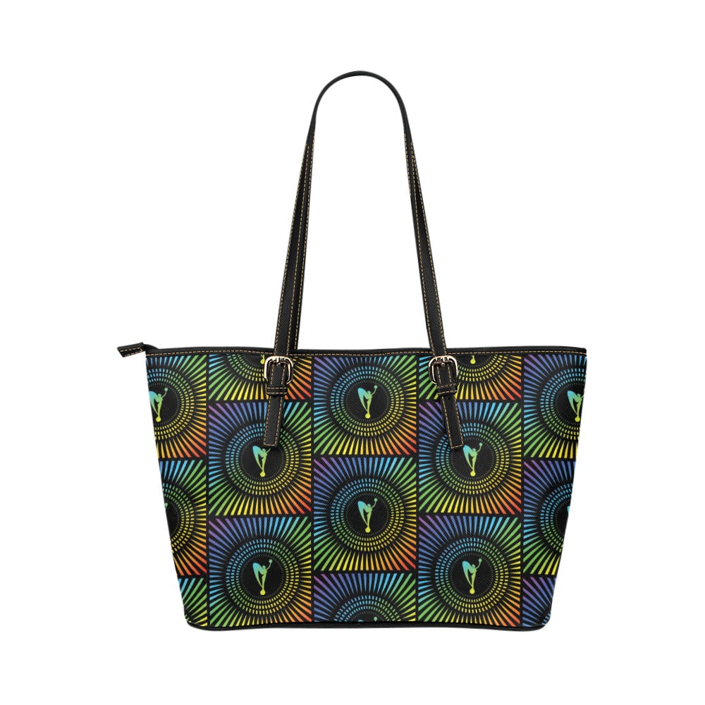 Burst of Pride 2025 Leather Tote Bag