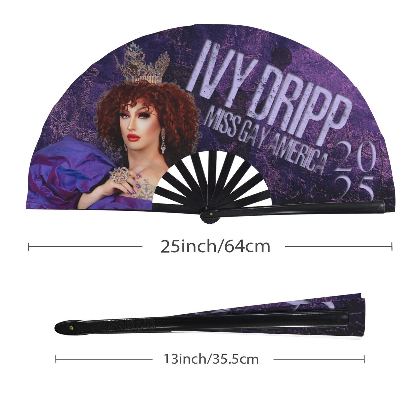 Ivy Dripp Royal Purple Clack Fan