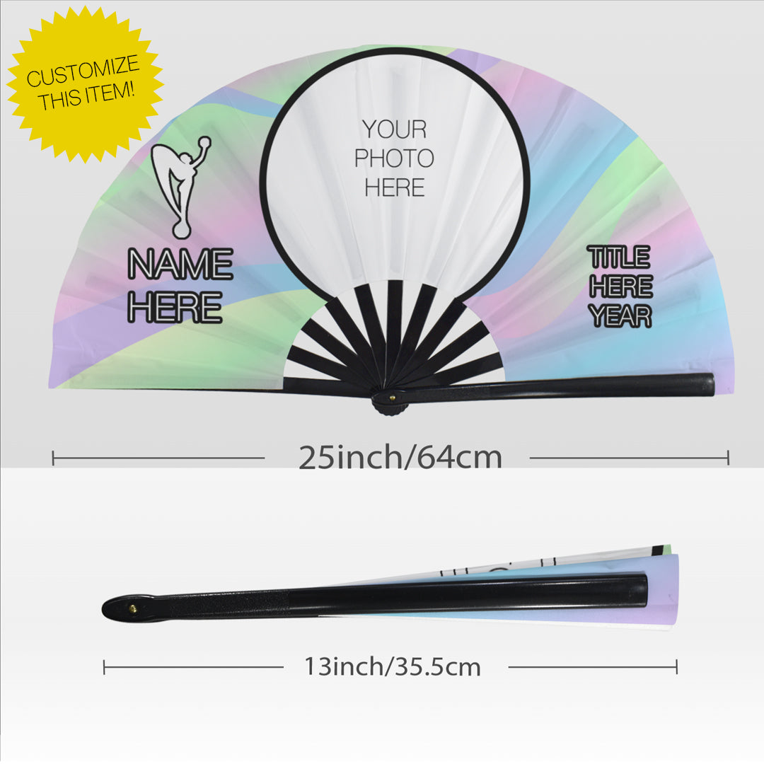 Custom Design Laser Pastel Clack Fan