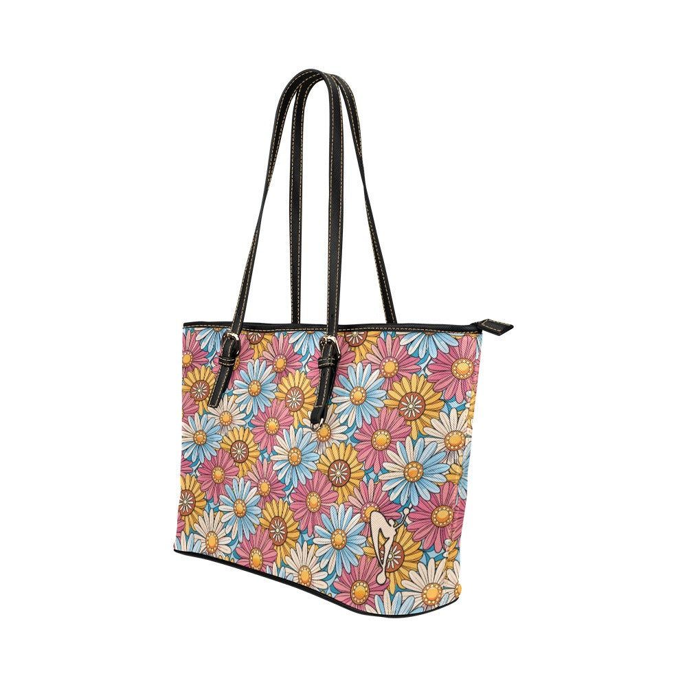Daisy Please Femme Leather Tote Bag