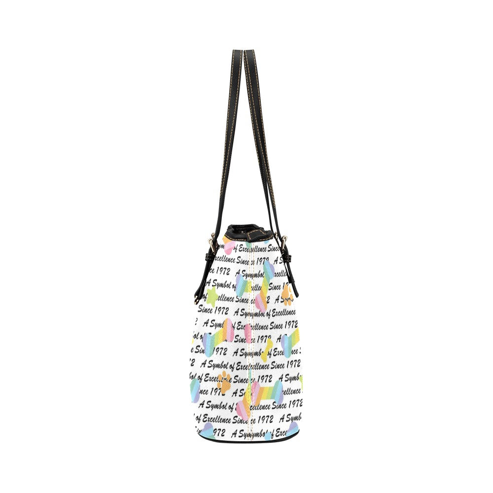 Puppy Pride 2025 Leather Tote Bag