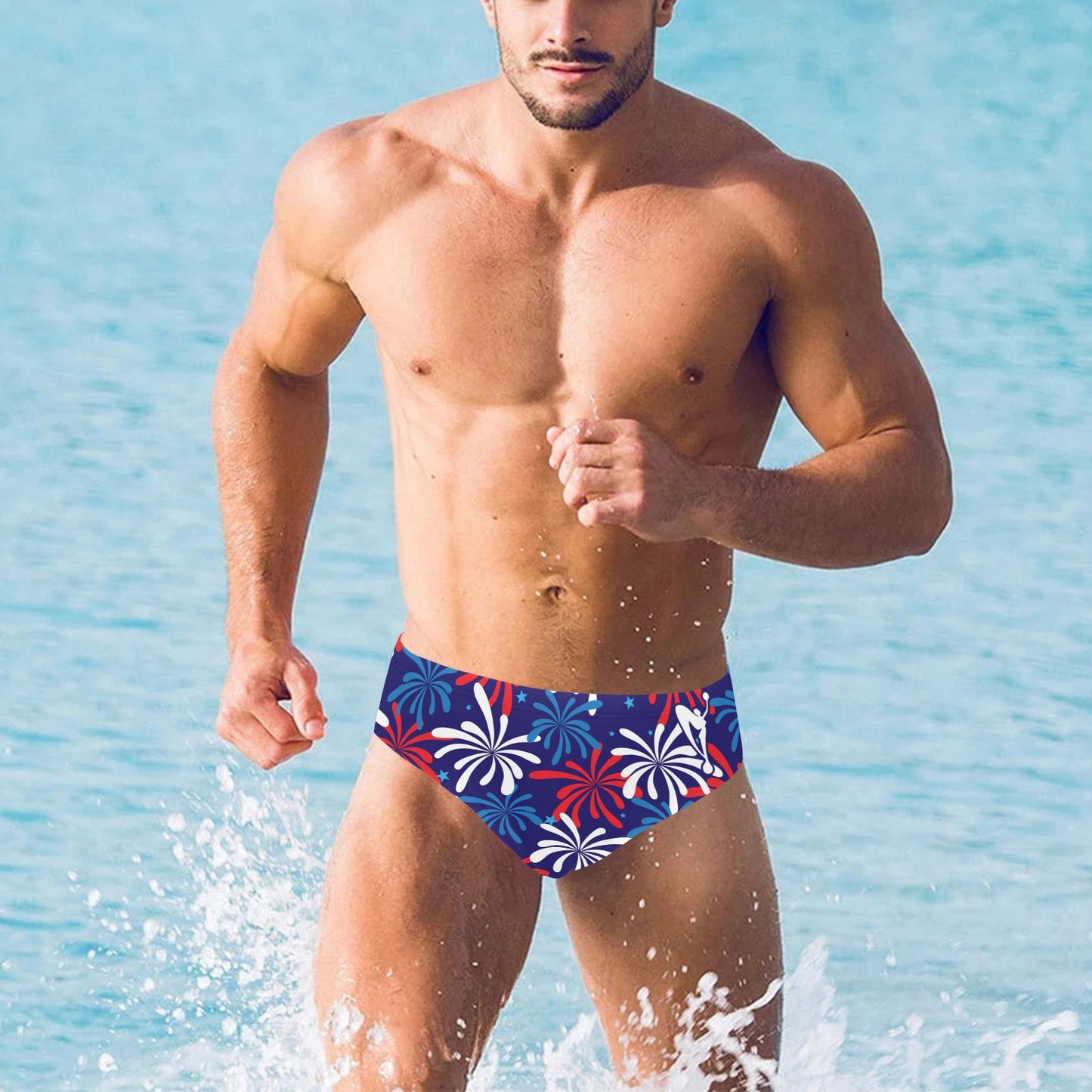 American Firework Men's Swimming Briefs