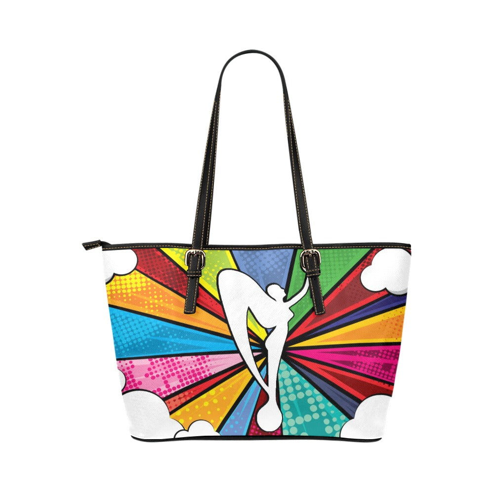 Comic Excellence Leather Tote Bag