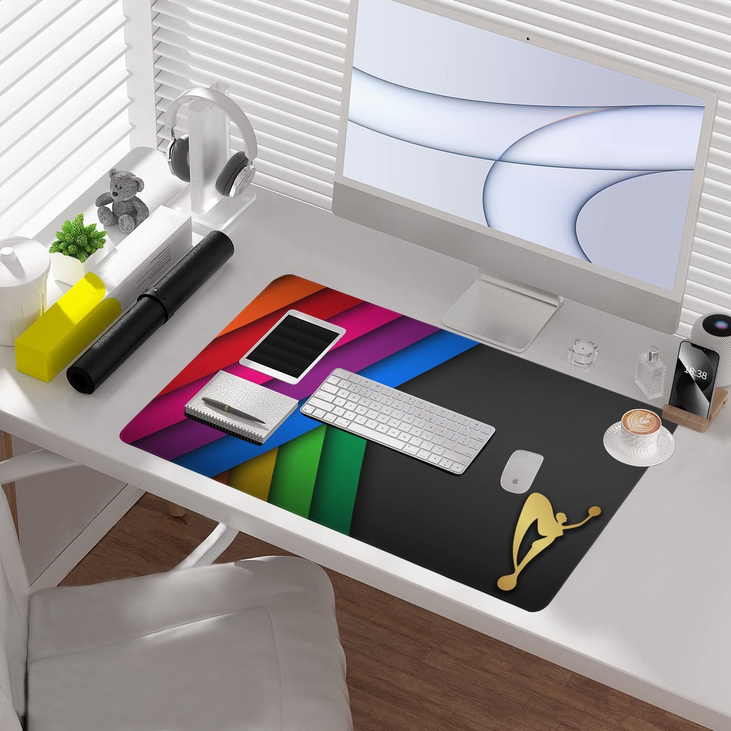 MGA Touch of Color Rectangle Mousepad 23.6" x 13.8"