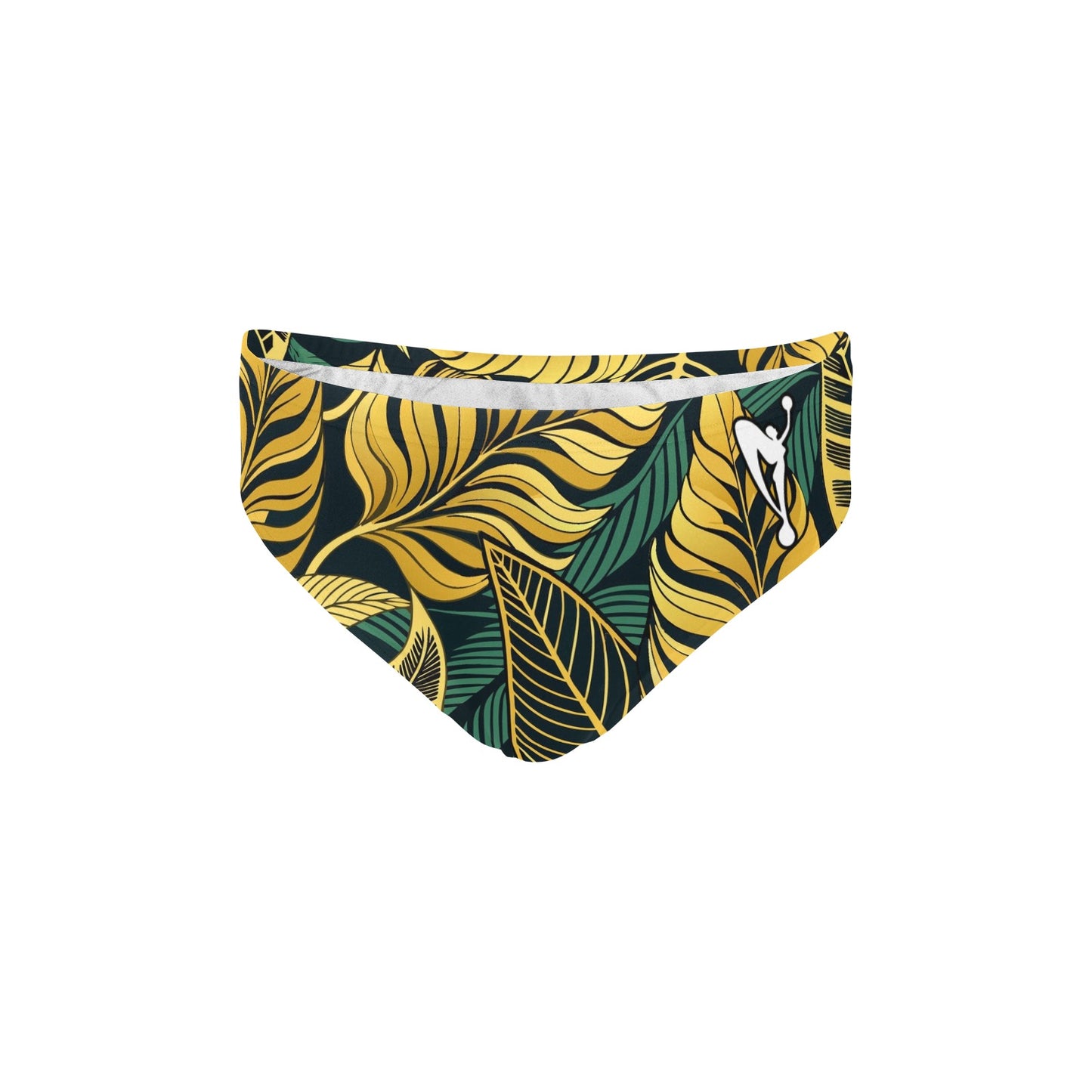 Green Tropic Men's Swimming Briefs