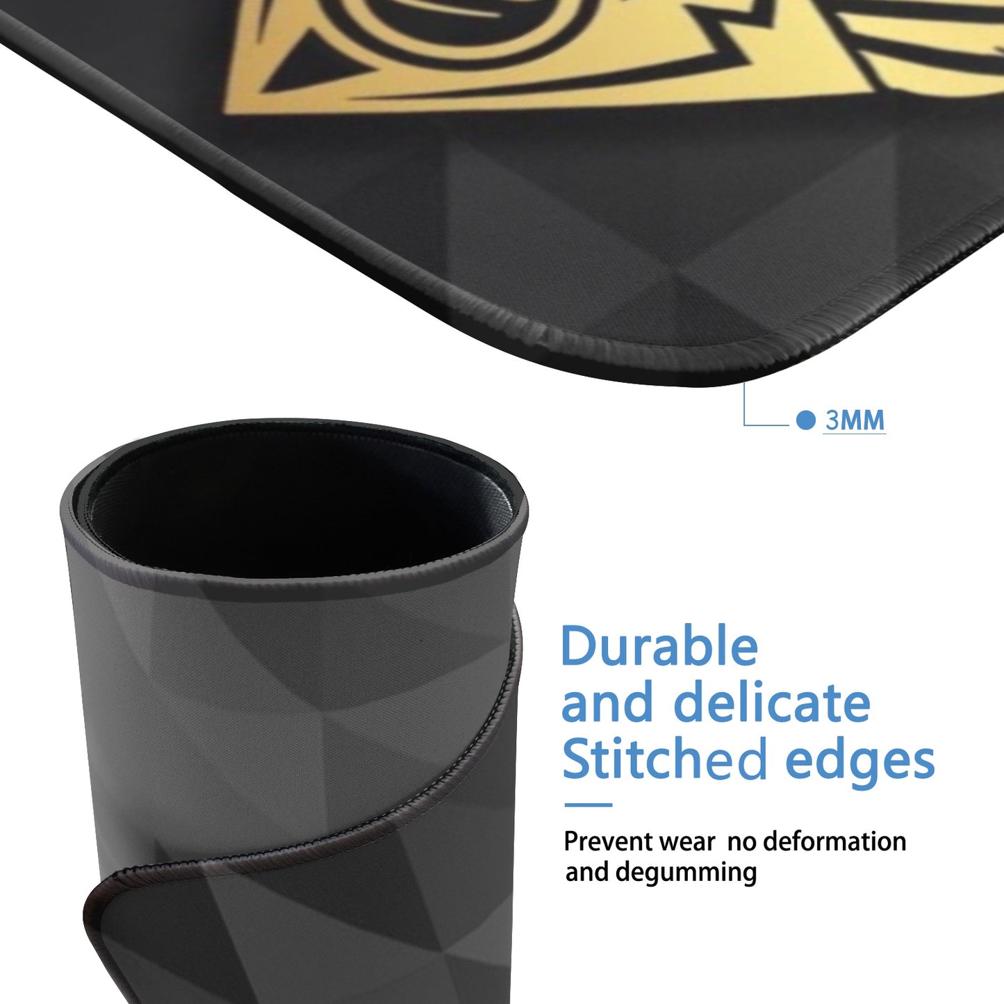 Dark Angle Esquire Rectangle Mousepad 23.6" x 13.8"