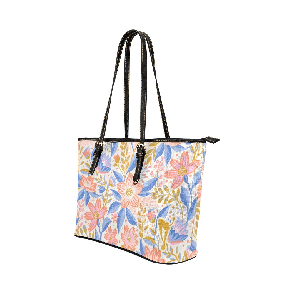 Femme Flowers 2025 Leather Tote Bag