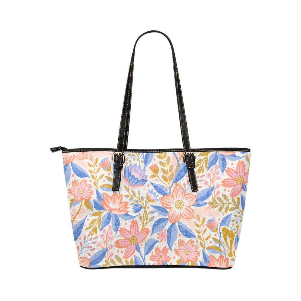 Femme Flowers 2025 Leather Tote Bag