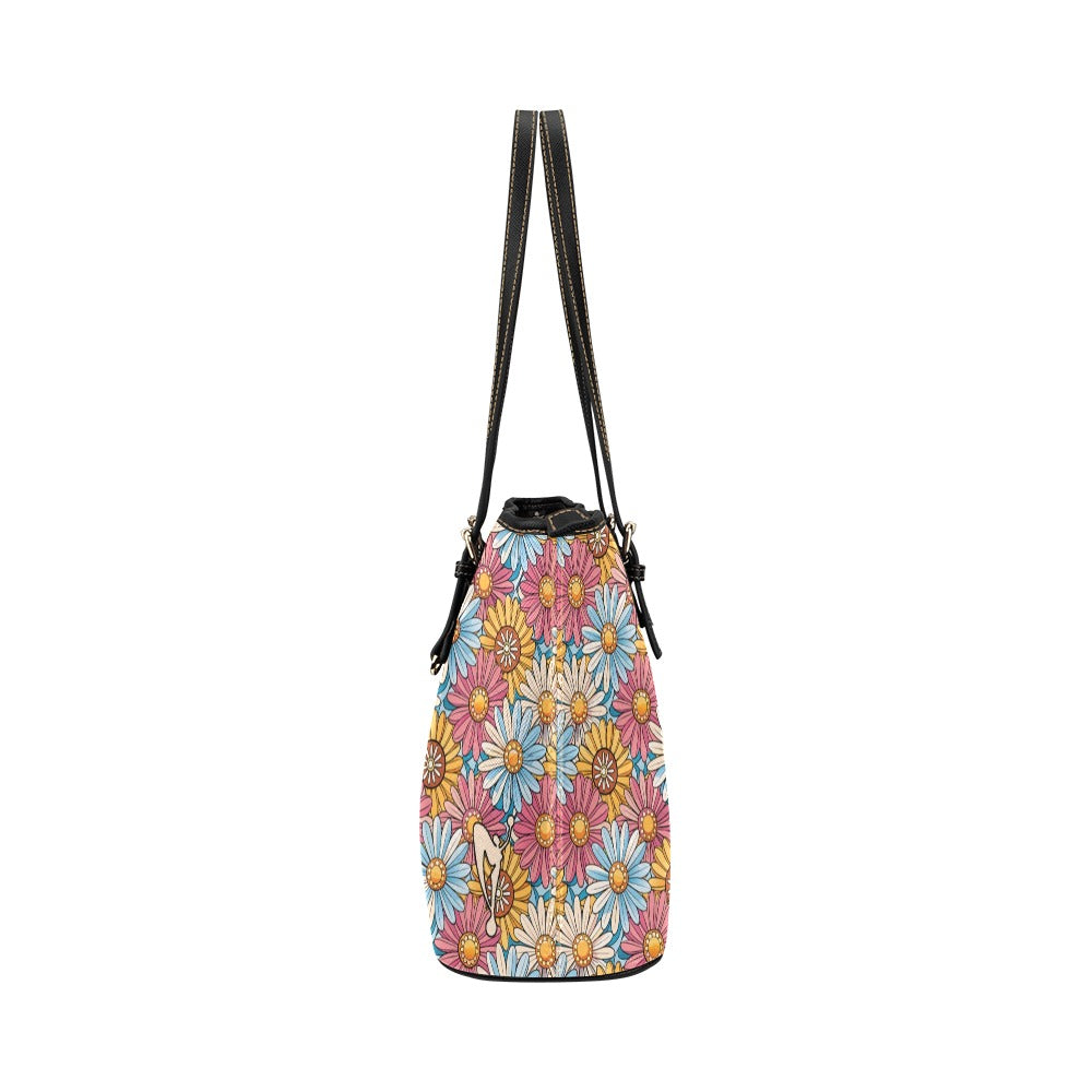 Daisy Please Femme Leather Tote Bag