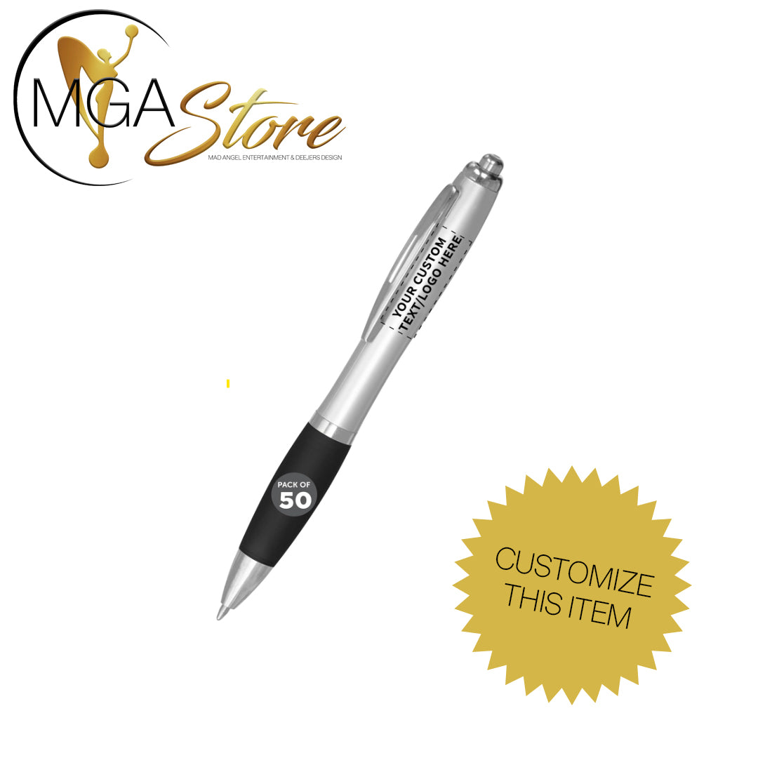 Custom Logo Ink Pens (50)