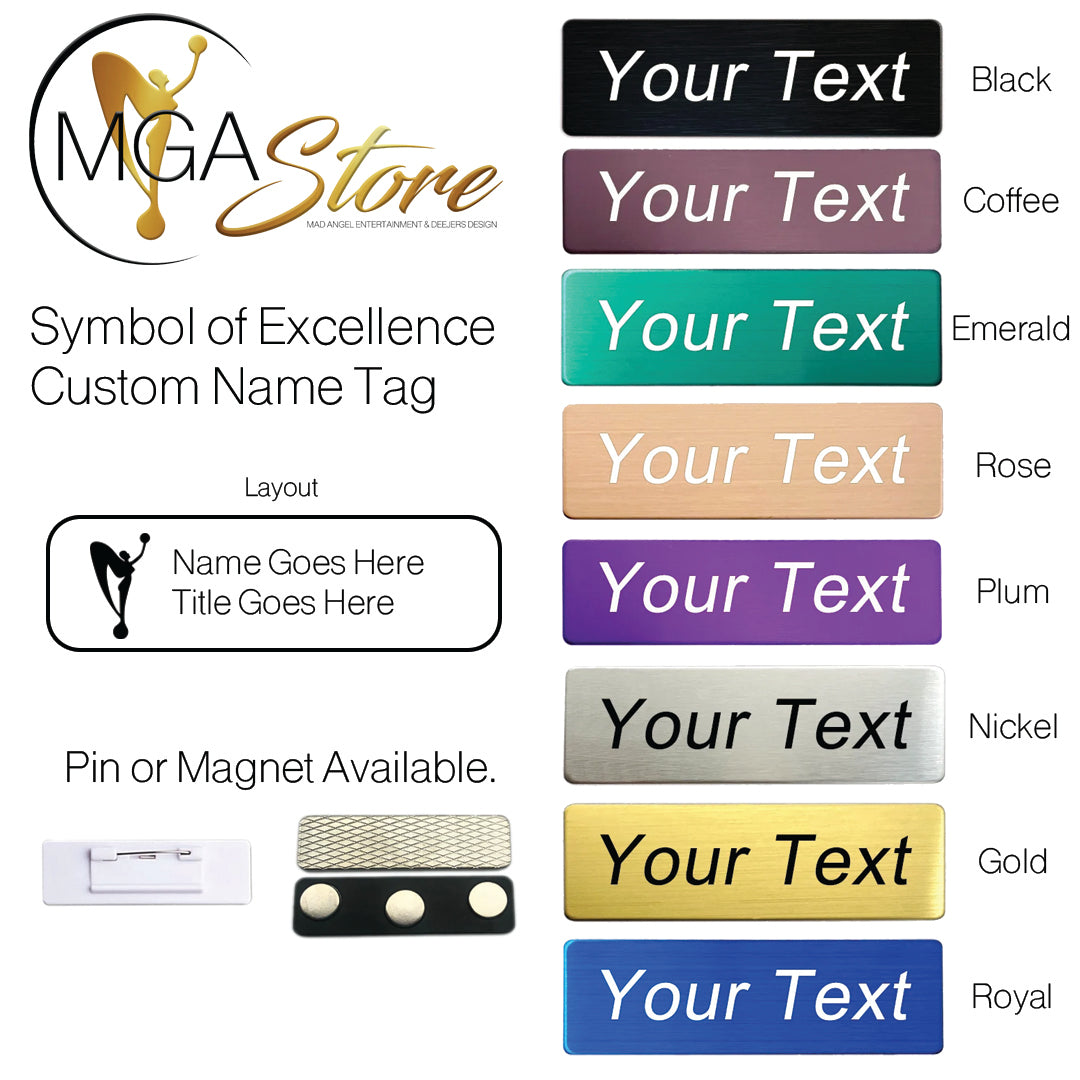 Customizable Name Tag (7CMx2CM)