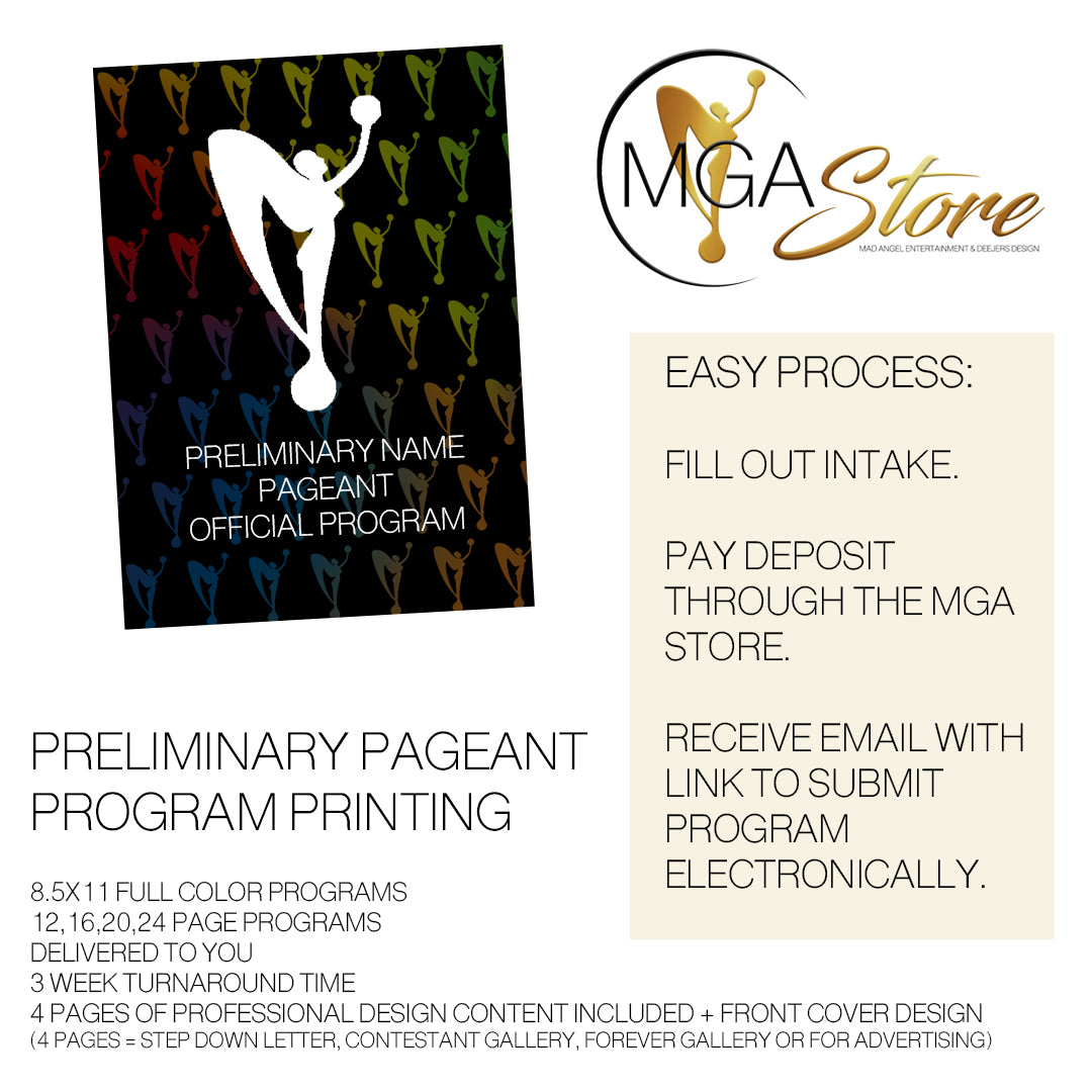 Program Printing (8.5x11) Full Color