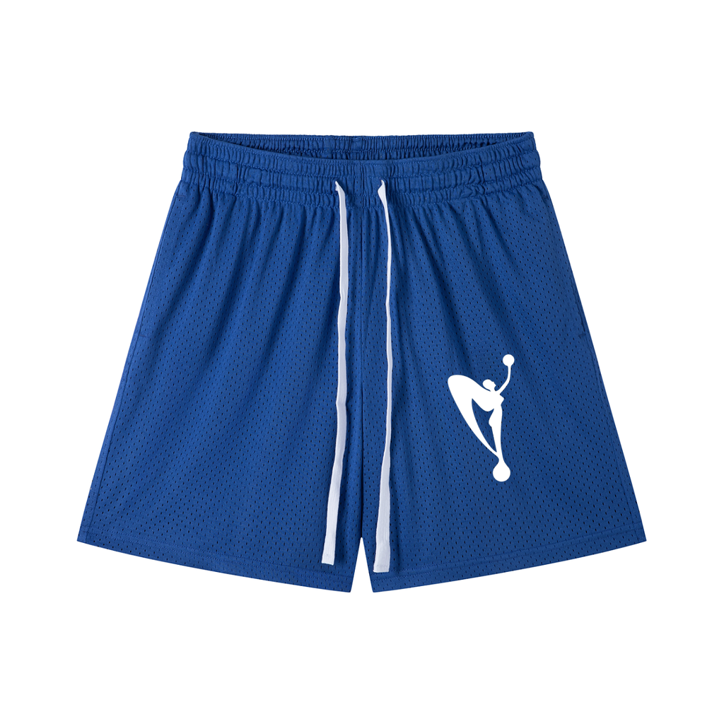 Mesh Drawstring Shorts Workout