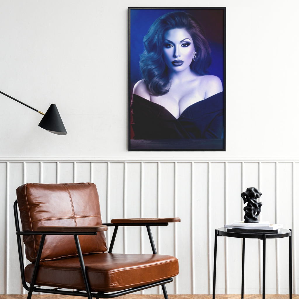 Anya True Blue 24"x36" portrait
