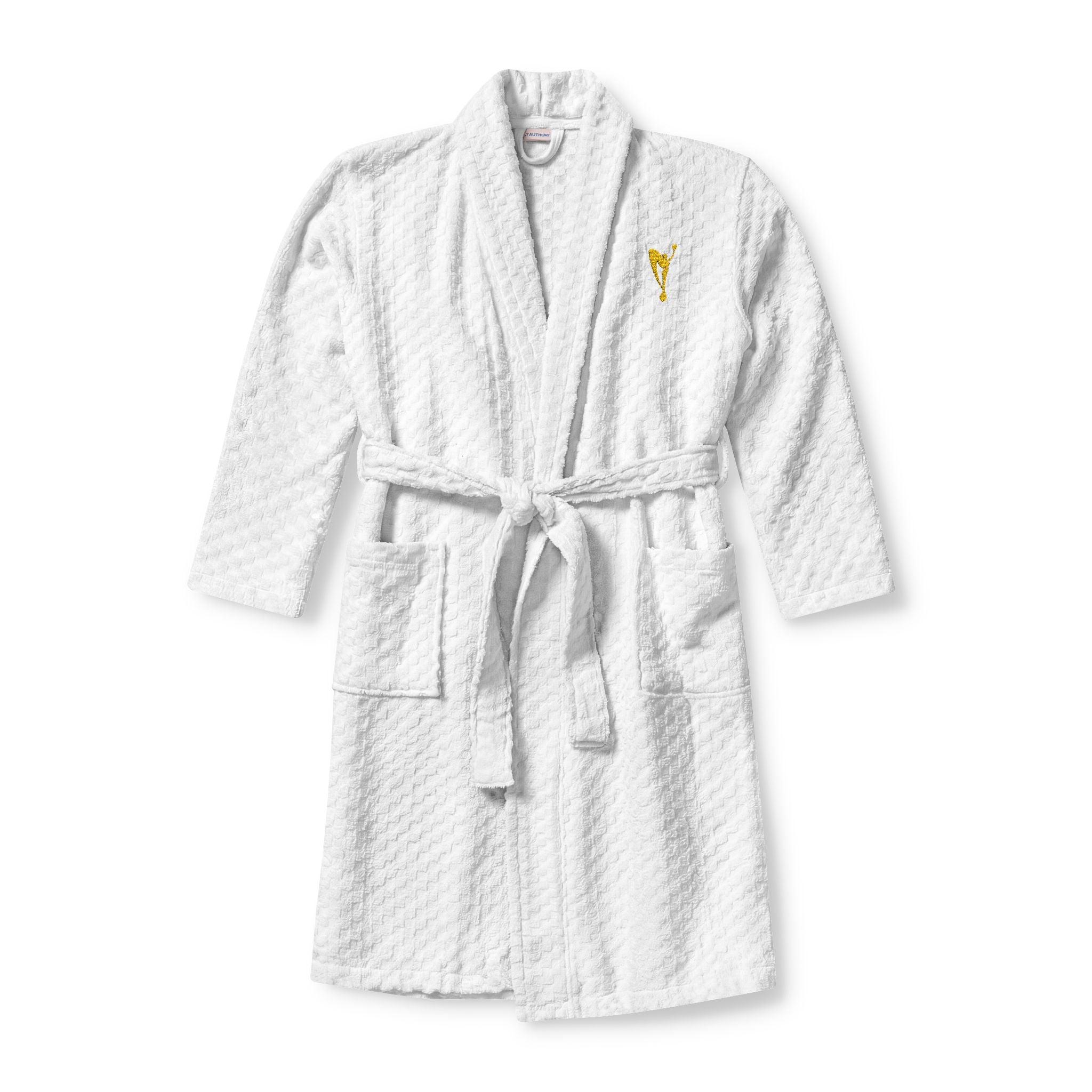 MGA/MGA Femme Emblem Embroidered Terry Shawl Robe
