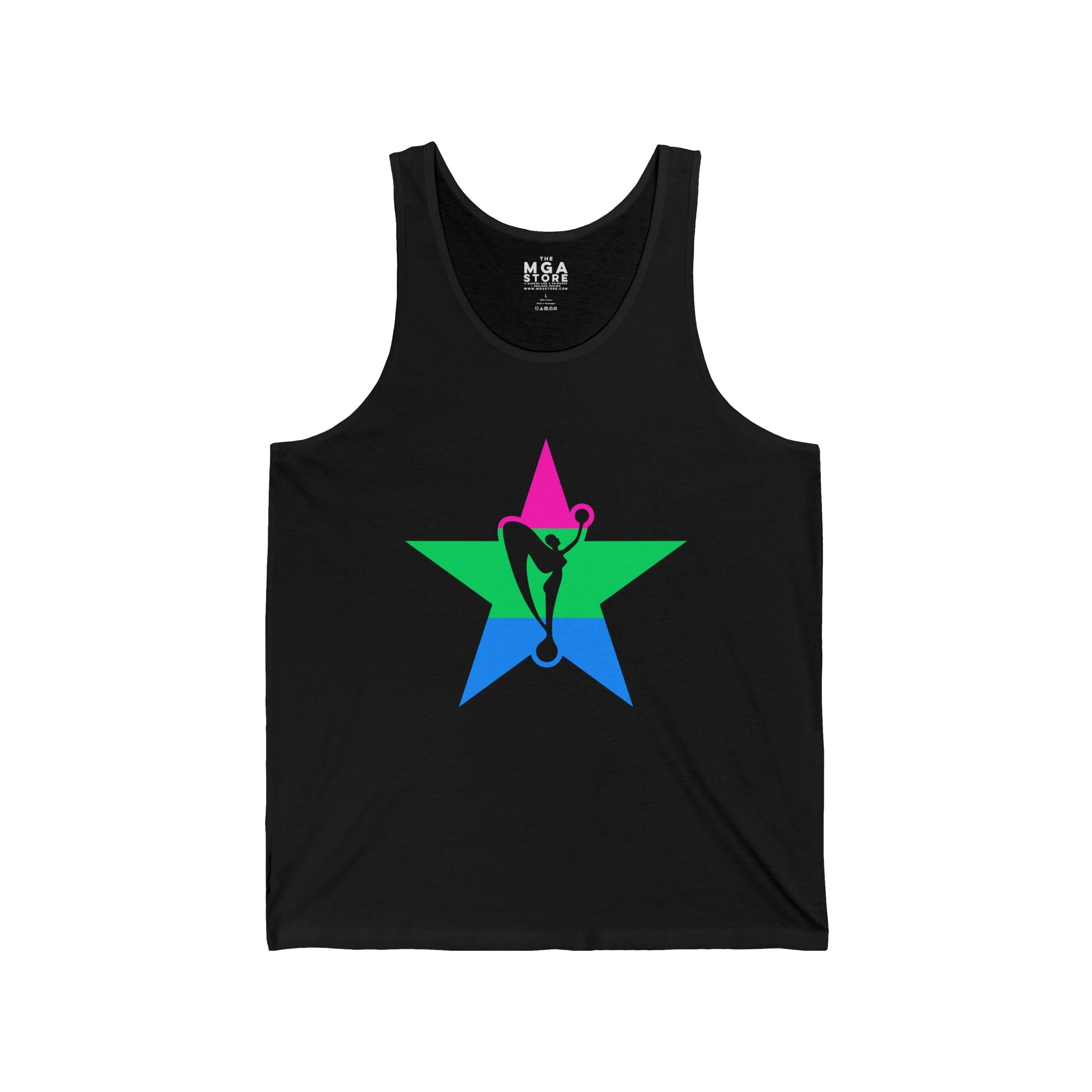Polysexual Pride Star Power Tank Top