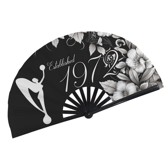 1972 Floral Clack Fan