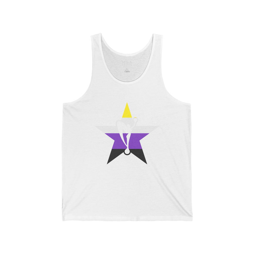 Non Binary Pride Star Power Tank Top
