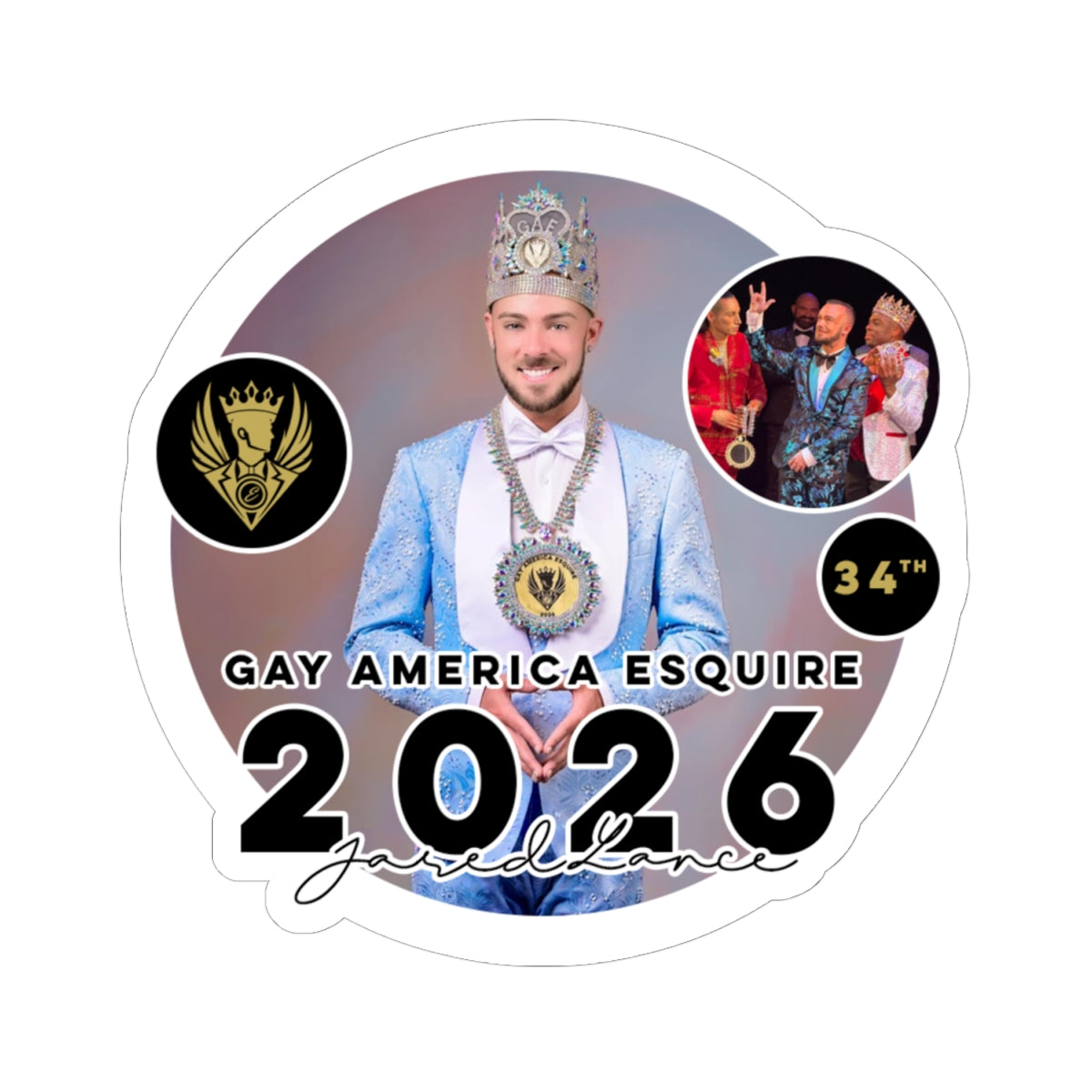 JaredLance Commemorative 4" Sticker