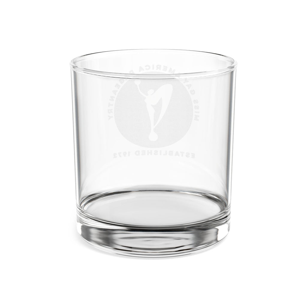 Engraved MGA Pageantry Emblem 10.5oz Whiskey Glass