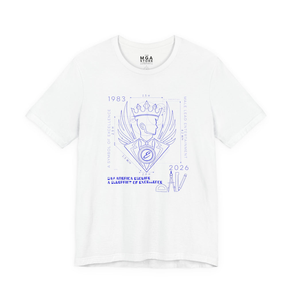 Blueprint of Excellence Esquire Graphic Tee
