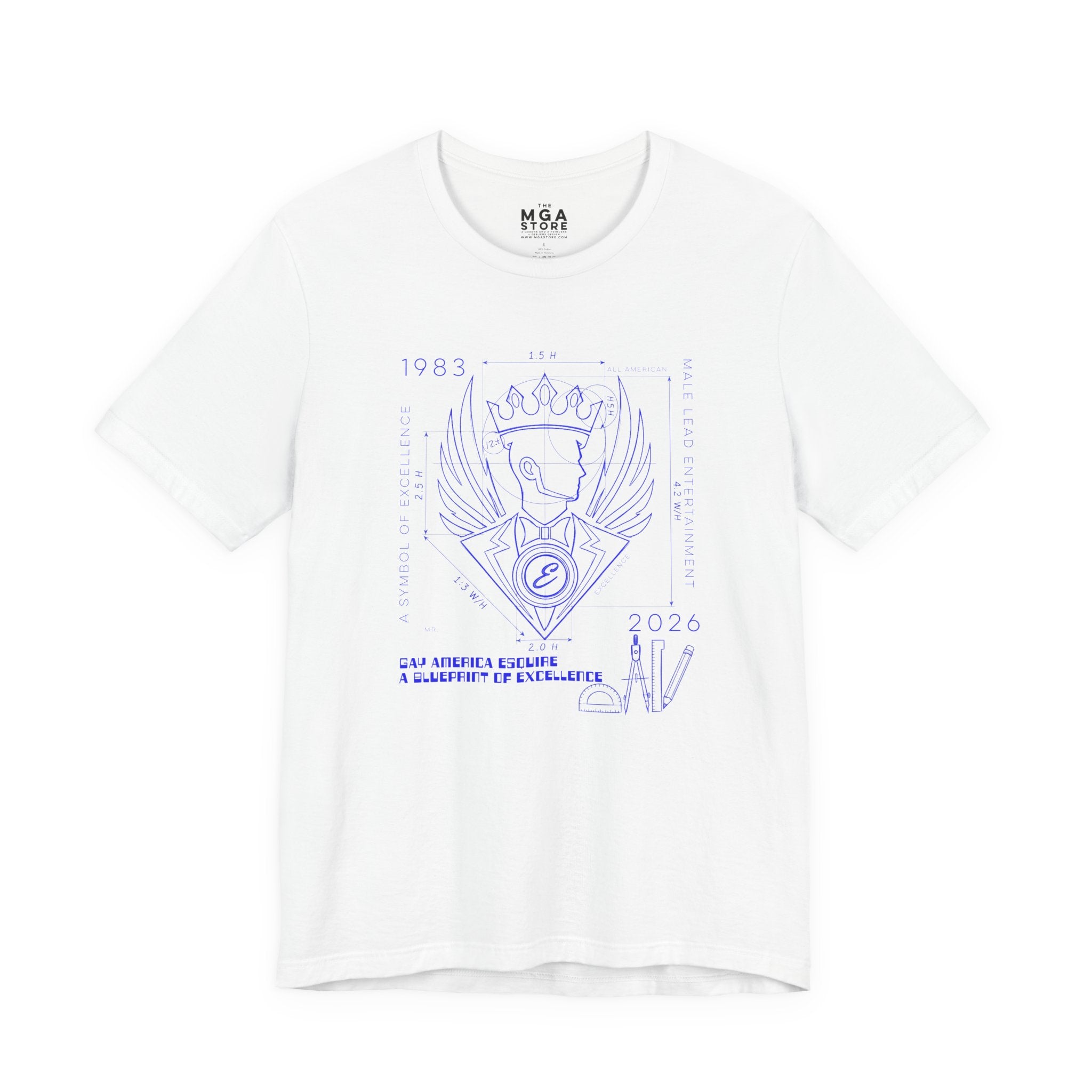 Blueprint of Excellence Esquire Graphic Tee