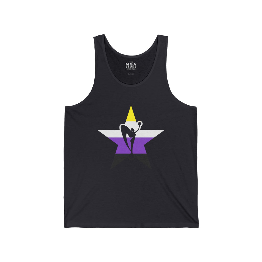 Non Binary Pride Star Power Tank Top
