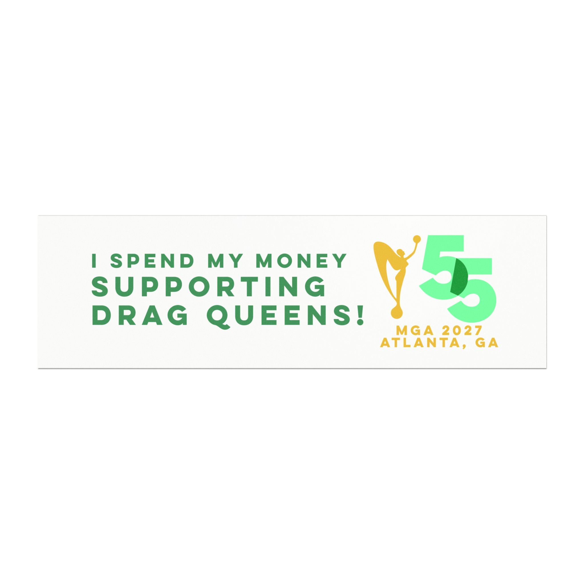 MGA 55th Anniversary I Spend My Money Car Magnet