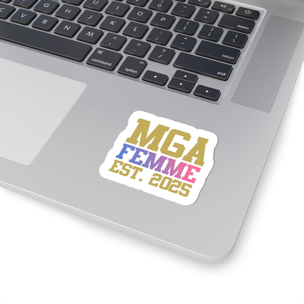 MGA Femme Collegiate 3" Sticker