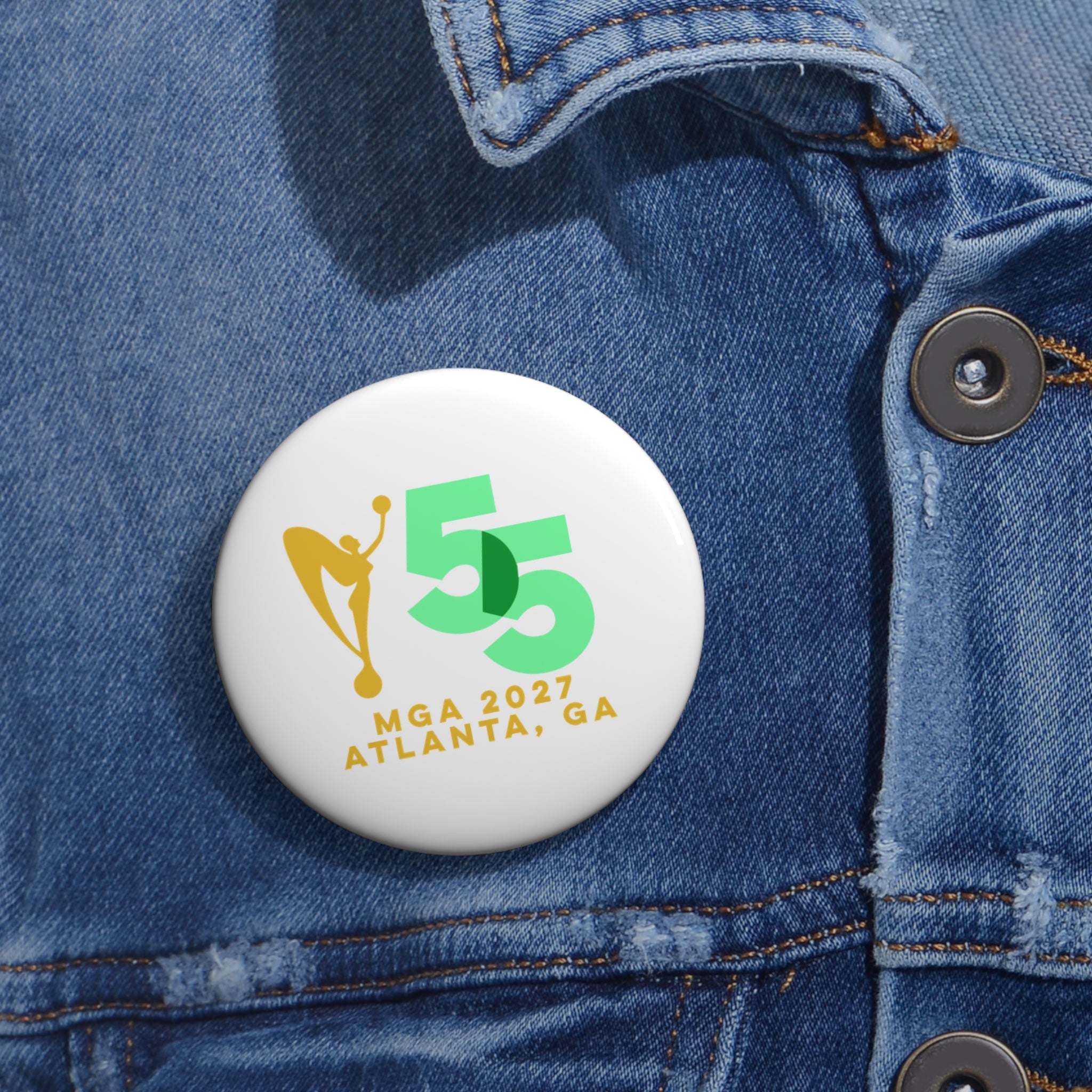 MGA 55th Anniversary Button - 3 sizes