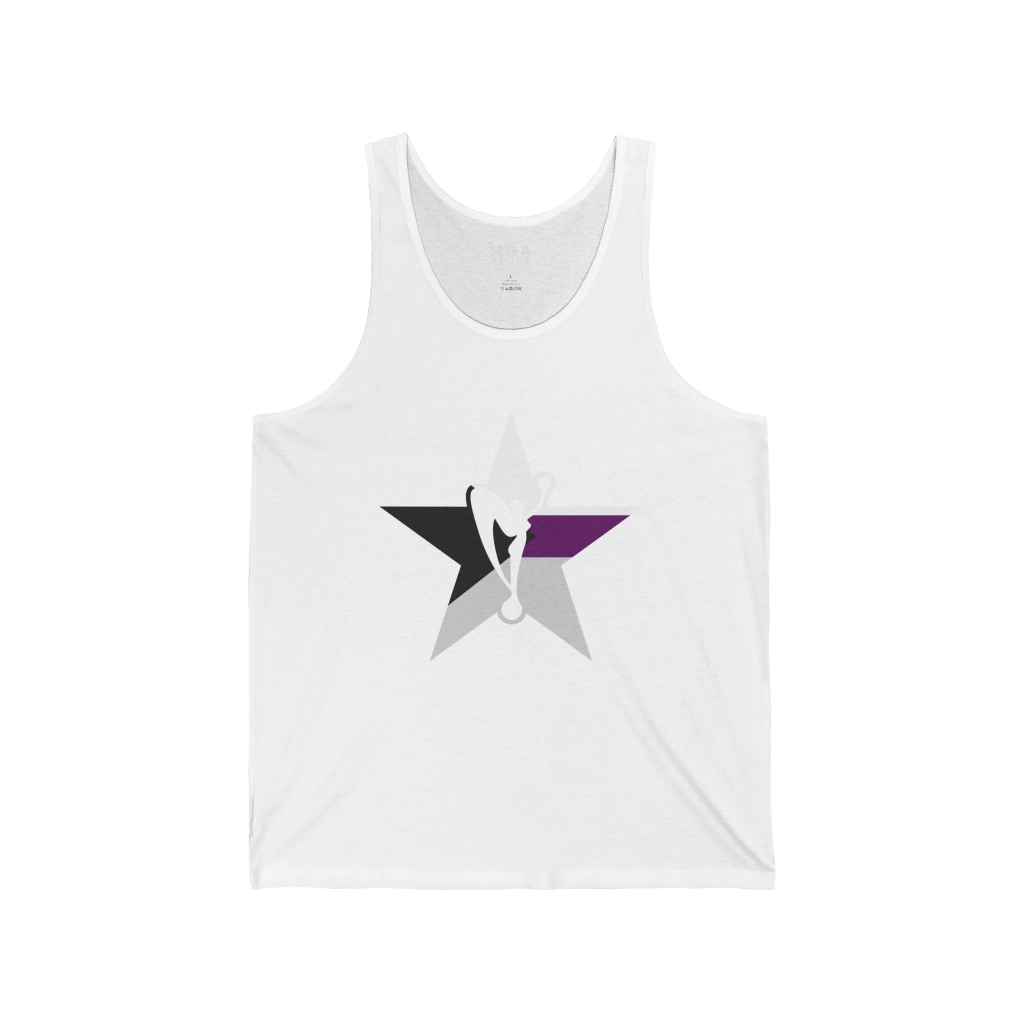 Demisexual Pride Star Power Tank Top