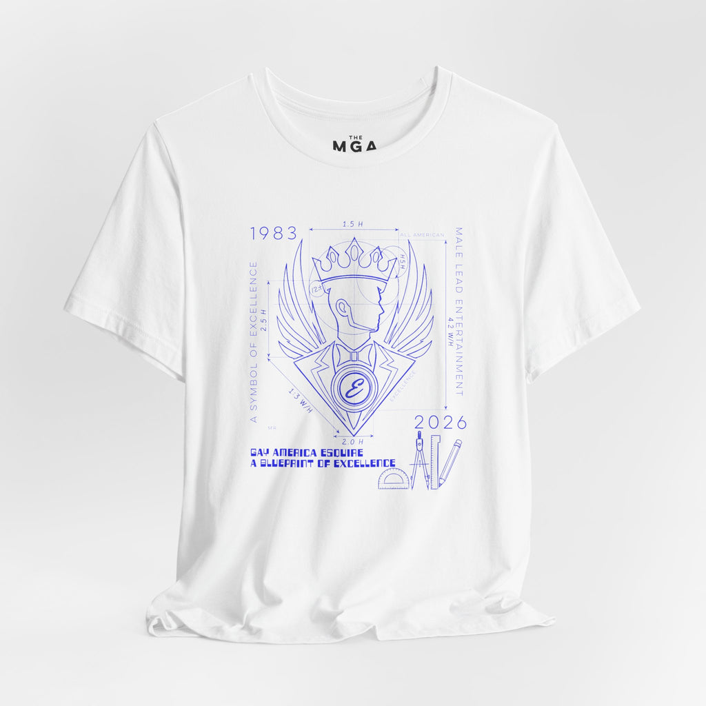 Blueprint of Excellence Esquire Graphic Tee