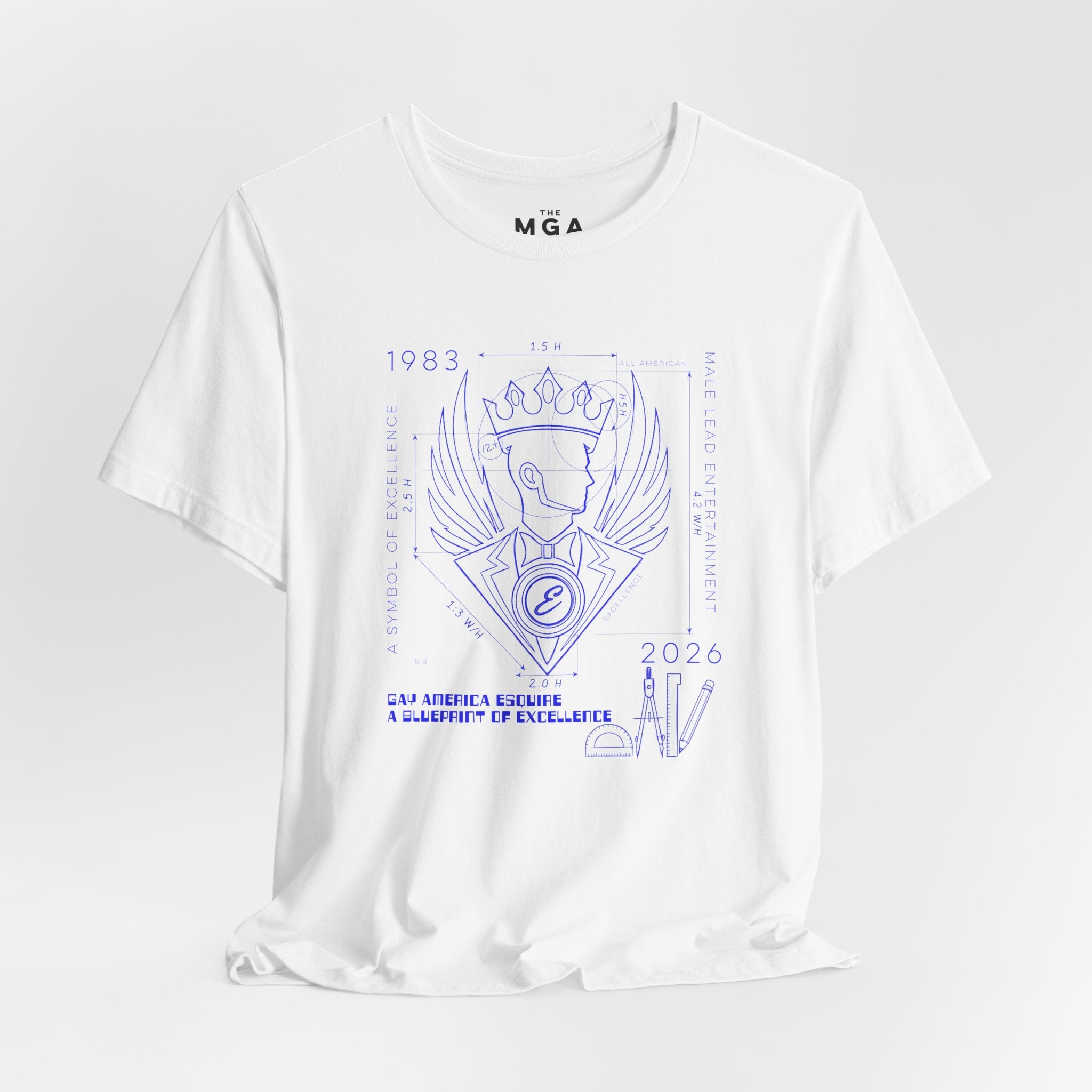 Blueprint of Excellence Esquire Graphic Tee