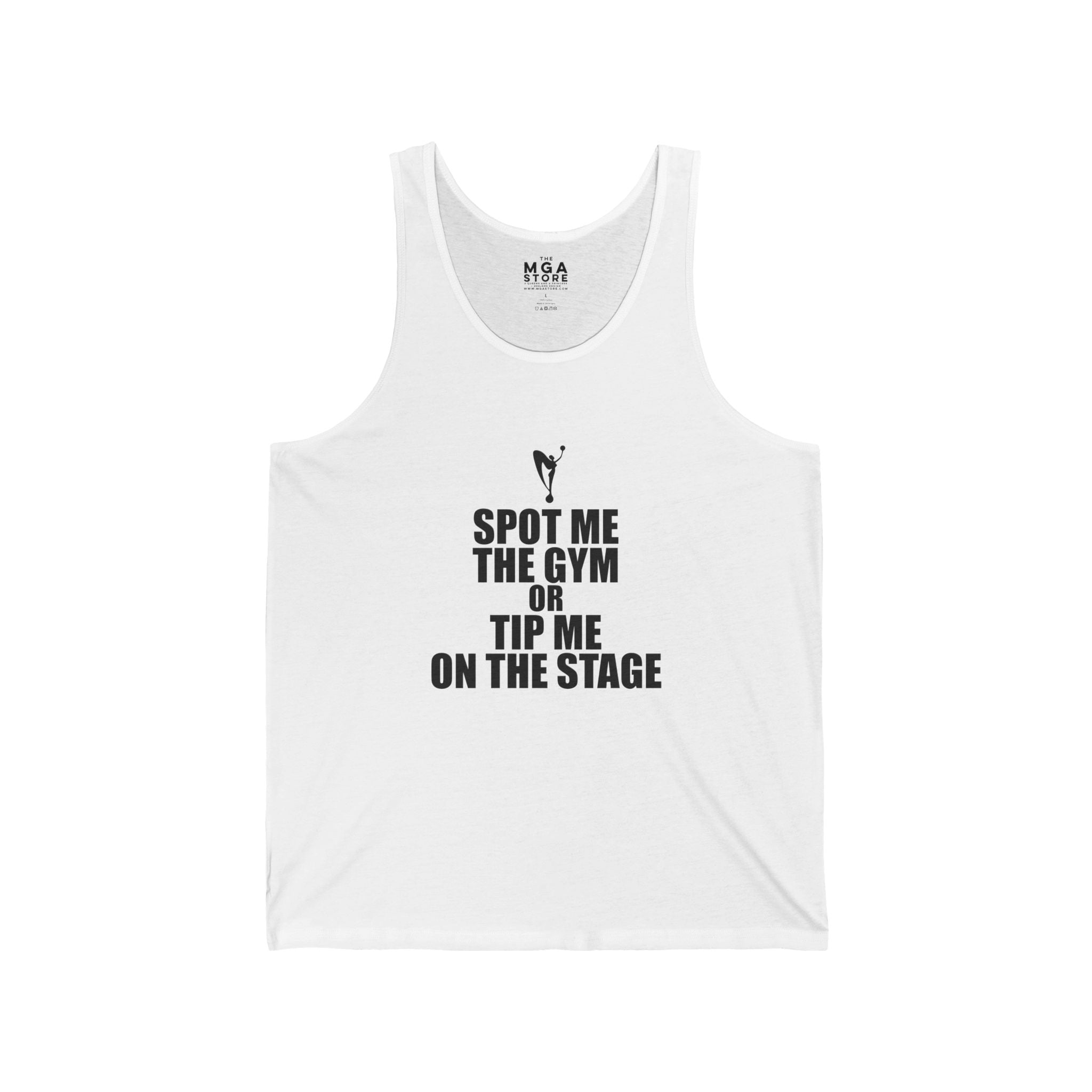 Spot Me Or Tip Me Workout Tank