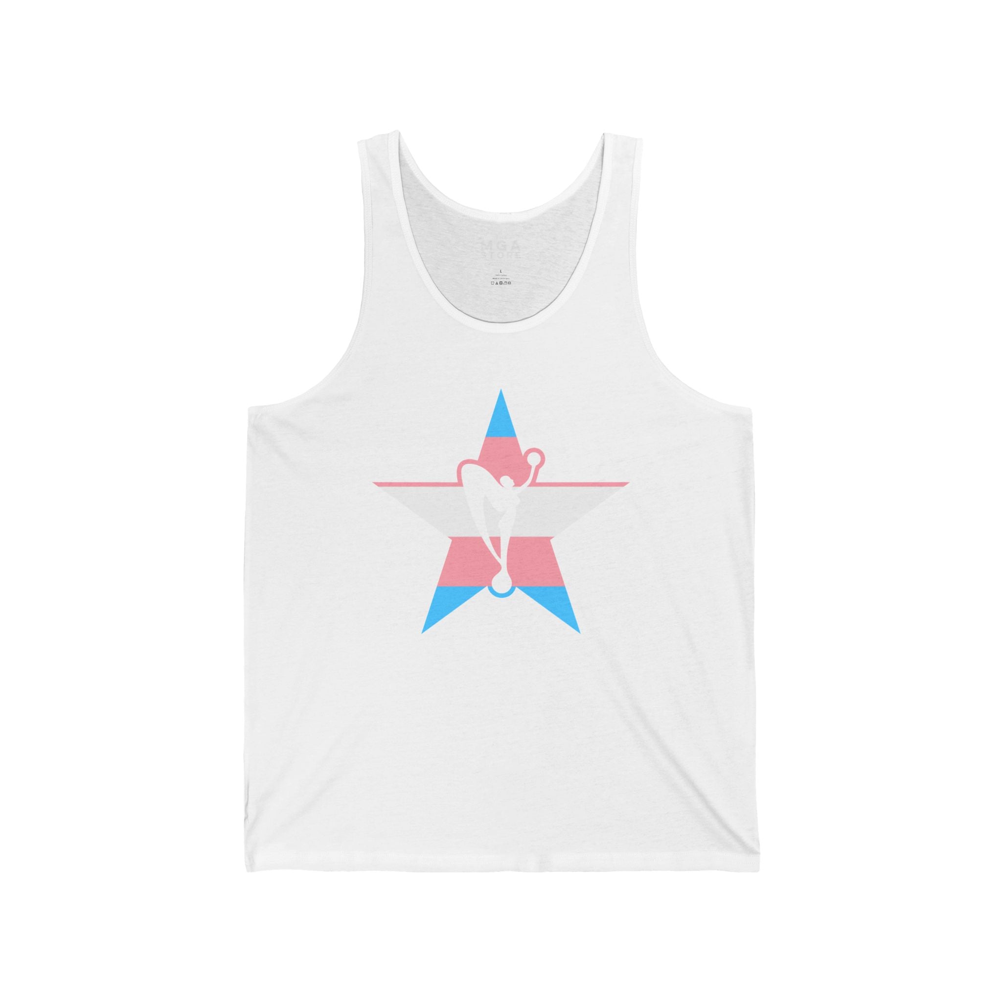 Transexual Pride Star Power Tank Top
