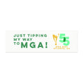 MGA 55th Anniversary Tipping My Way Car Magnet
