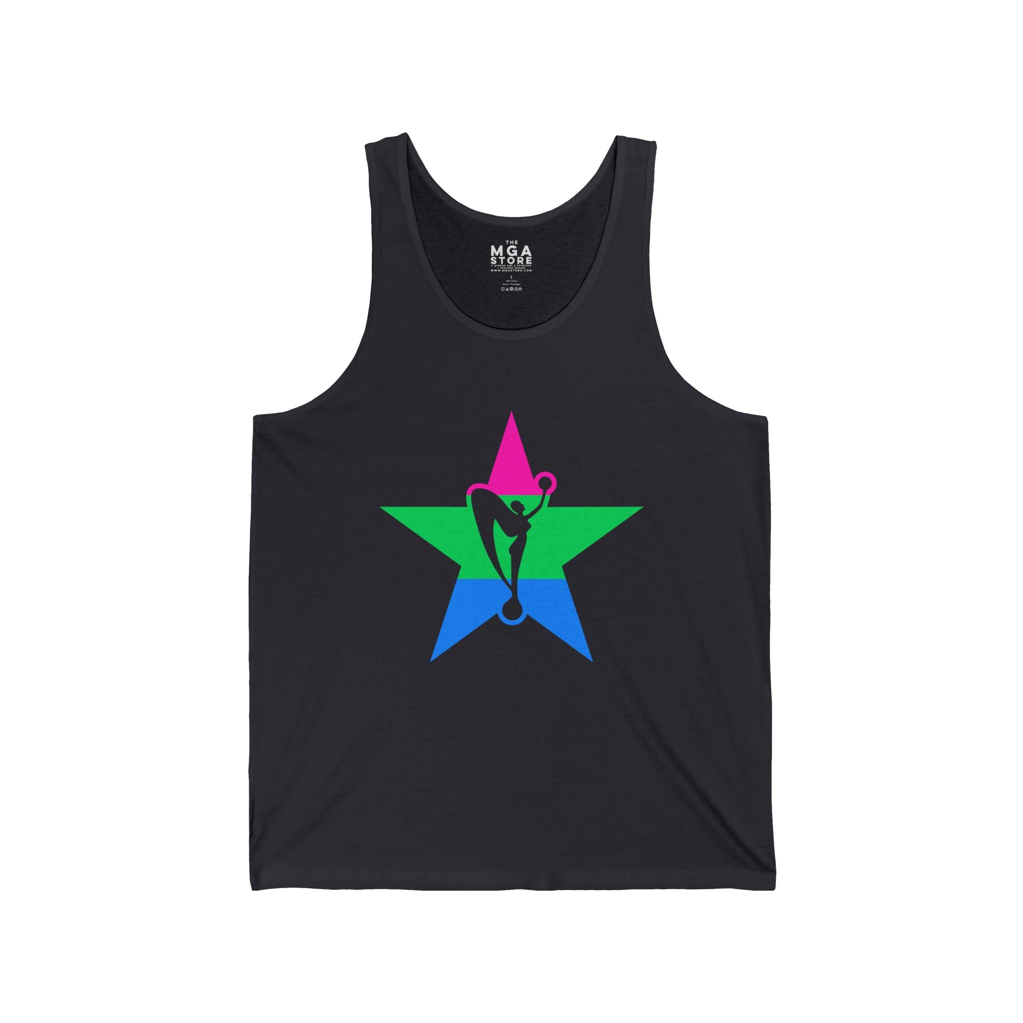Polysexual Pride Star Power Tank Top
