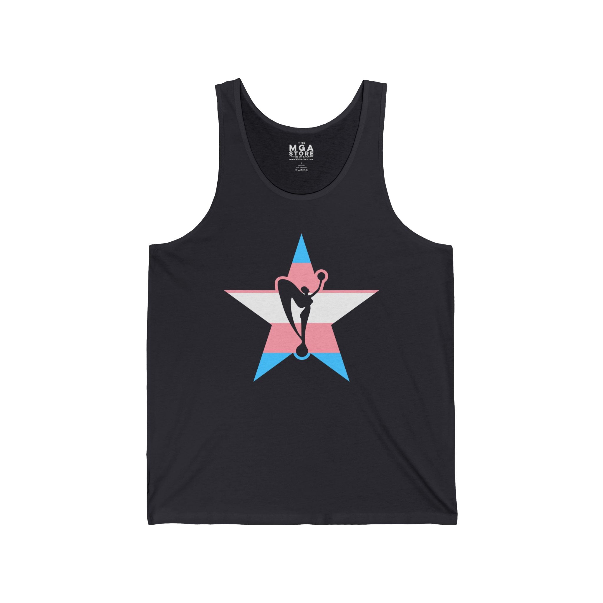 Transexual Pride Star Power Tank Top