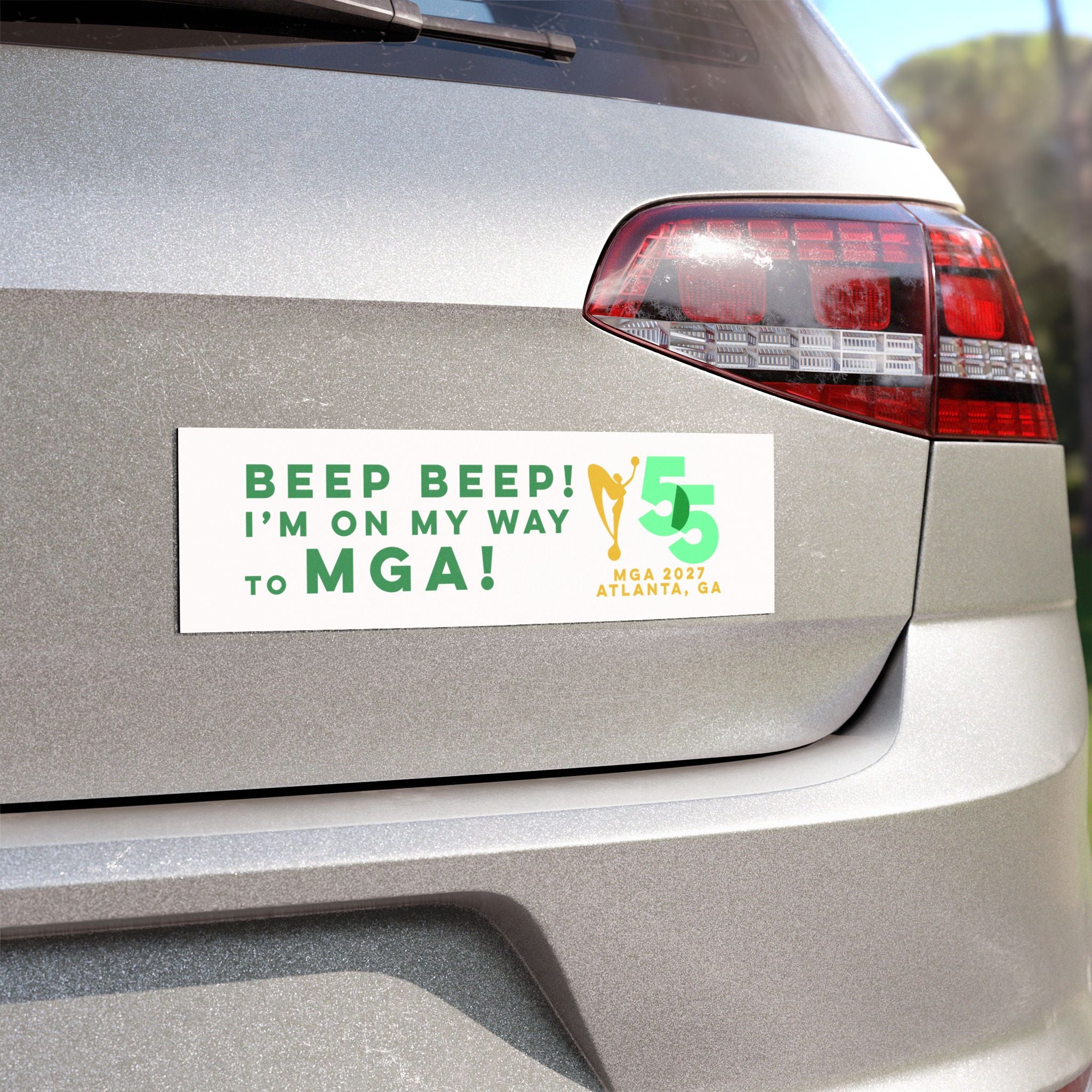 MGA 55th Anniversary BEEP BEEP Car Magnet