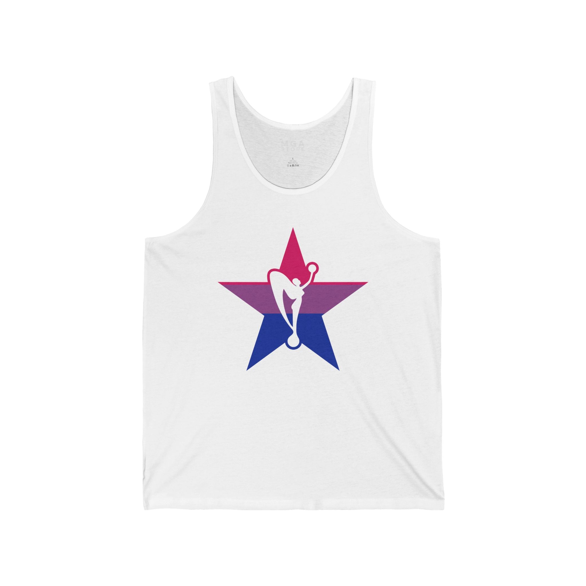 Bisexual Pride Star Power Tank Top