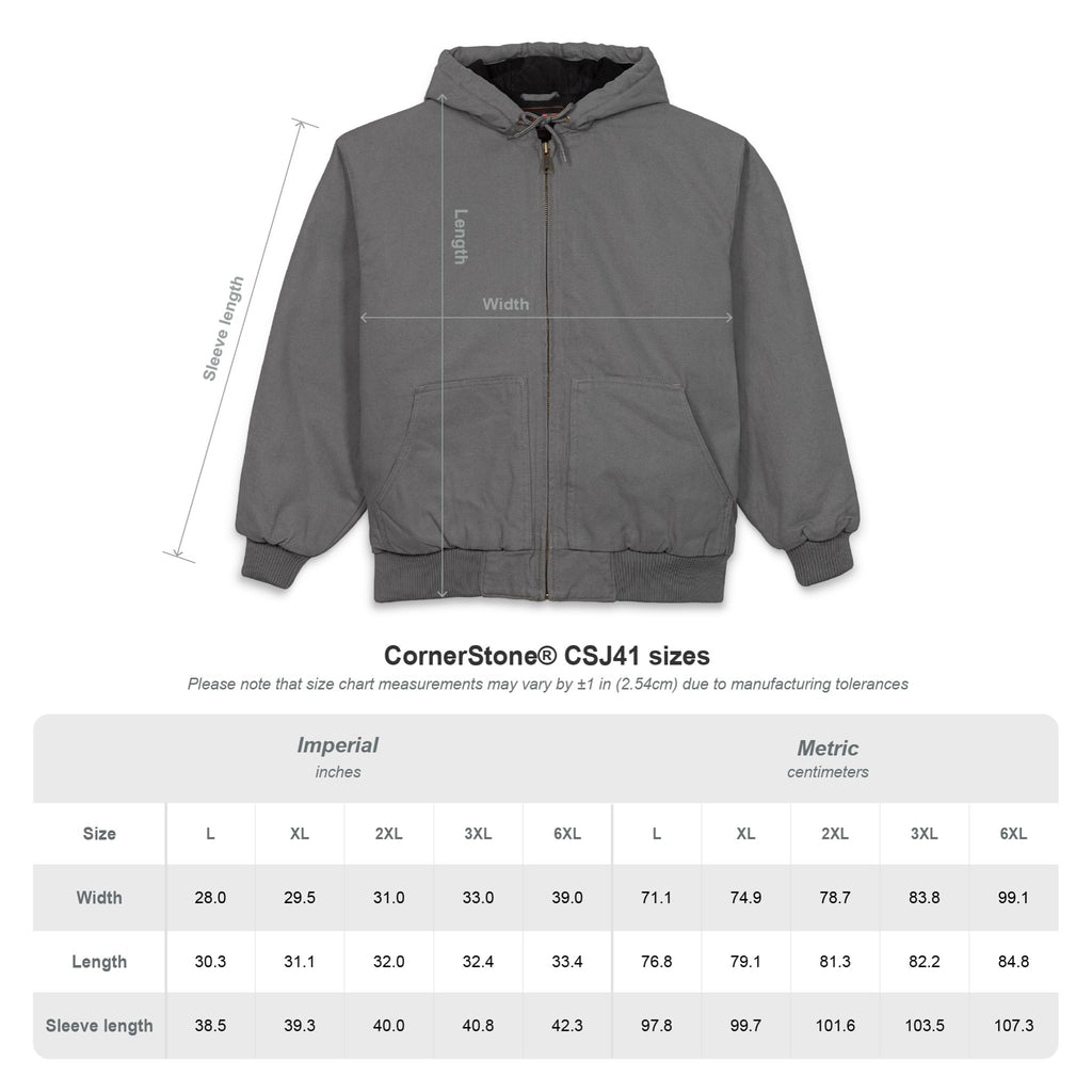 MGA 55th Anniversary CornerStone Duck Cloth Hooded Work Jacket