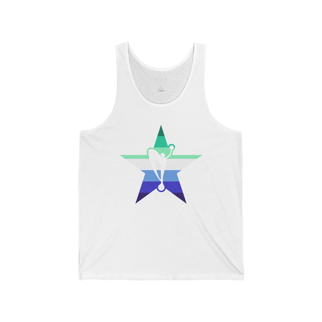 Gay Mens Pride Star Power Tank Top